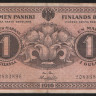 Бона 1 марка золотом. 1916 год, Великое княжество Финляндское (выпуск Народных Комиссаров).