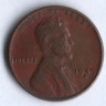 1 цент. 1949(D) год, США.