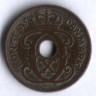 Монета 1 эре. 1934 год, Дания. N;GJ.