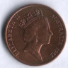 Монета 1 цент. 1985 год, Австралия.