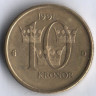 10 крон. 1991 год, Швеция.