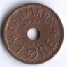 Монета 1 эре. 1935 год, Дания. N;GJ.