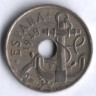 Монета 50 сентимо. 1949(56) год, Испания.