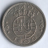 Монета 1 эскудо. 1958 год, Тимор (колония Португалии).