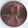 1 цент. 1995(D) год, США.
