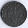 Монета 1 рейхспфенниг. 1943 год (D), Третий Рейх.