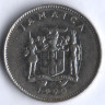 Монета 10 центов. 1990 год, Ямайка.