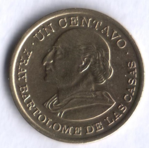 Монета 1 сентаво. 1979 год, Гватемала.