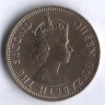 Монета 1/2 пенни. 1966 год, Ямайка.
