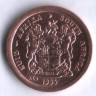 2 цента. 1995 год, ЮАР.