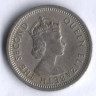 Монета 10 центов. 1956 год, Британские Карибские Территории.