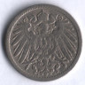 Монета 5 пфеннигов. 1904 год (A), Германская империя.