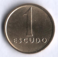Монета 1 эскудо. 1983 год, Португалия.