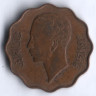 Монета 4 филса. 1938 год, Ирак. Тип 3.
