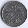 Монета 10 пфеннигов. 1917 год (A), Германская империя.