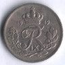 Монета 10 эре. 1949 год, Дания. N;S.