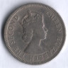 Монета 25 центов. 1959 год, Британские Карибские Территории.