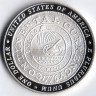 Монета 1 доллар. 2006(P) год, СШA. 300 лет со дня рождения Бенджамина Франклина.