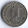 Монета 10 центов. 1965 год, Британский Гондурас.