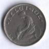 Монета 50 сантимов. 1929 год, Бельгия (Belgique).
