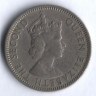 Монета 25 центов. 1966 год, Британский Гондурас.