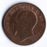 Монета 5 чентезимо. 1861(N) год, Италия.