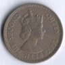 Монета 25 центов. 1964 год, Британские Карибские Территории.