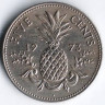 Монета 5 центов. 1973 год, Багамские острова.