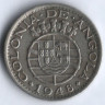 Монета 50 сентаво. 1948 год, Ангола (колония Португалии).