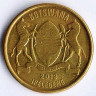 Монета 1 пула. 2013 год, Ботсвана.