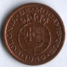 Монета 20 сентаво. 1949 год, Мозамбик (колония Португалии).