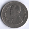 Монета 1 бат. 1982 год, Таиланд.