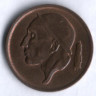 Монета 50 сантимов. 1966 год, Бельгия (Belgie).