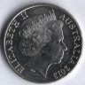 Монета 20 центов. 2013 год, Австралия.
