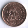 Монета 1 сентаво. 1964 год, Мексика.