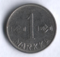 1 марка. 1955 год, Финляндия.