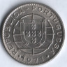 Монета 20 эскудо. 1971 год, Мозамбик (колония Португалии).