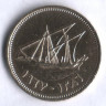 Монета 5 филсов. 1967 год, Кувейт.