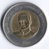 Монета 10 песо. 2008 год, Доминиканская Республика.