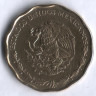 Монета 50 сентаво. 1998 год, Мексика.