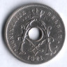 Монета 5 сантимов. 1921 год, Бельгия (Belgie).