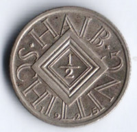 Монета 1/2 шиллинга. 1925 год, Австрия.