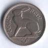 Монета 3 пенса. 1961 год, Ирландия.