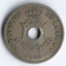 Монета 10 сантимов. 1903 год, Бельгия. Belgie. Брак.