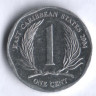 Монета 1 цент. 2004 год, Восточно-Карибские государства.