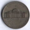 5 центов. 1945(S) год, США.