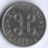 1 марка. 1961 год, Финляндия.