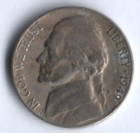 5 центов. 1949 год, США.
