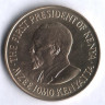 Монета 5 центов. 1970 год, Кения.