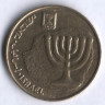 Монета 10 агор. 2004 год, Израиль.